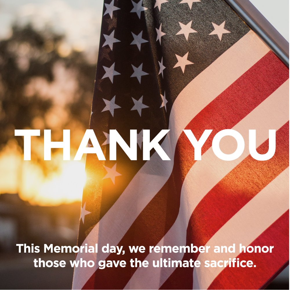 repreve's tweet photo. This #MemorialDay, we thank the troops that have given the ultimate sacrifice while protecting our freedom. To support our veterans, consider hanging your RePatriot Flag, a veteran-founded small business that makes flags using #REPREVE. https://t.co/MUSNkkDKqk