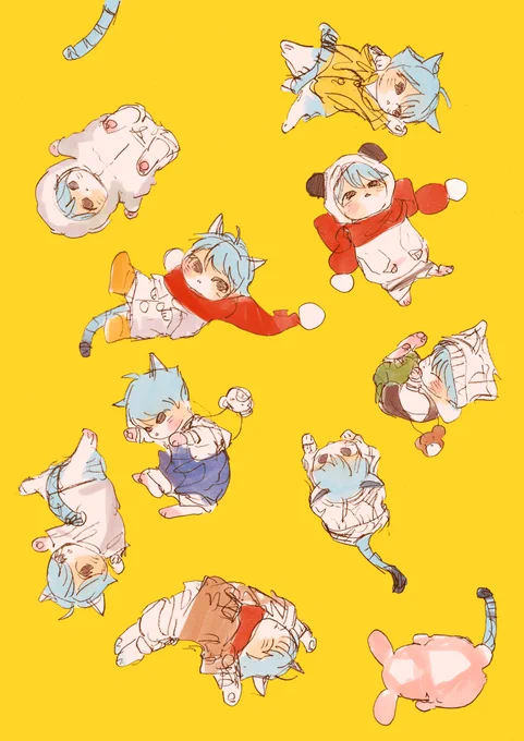 口絵のラフ🐈
ラフも可愛くてお気に! https://t.co/3bd7GDhf83 