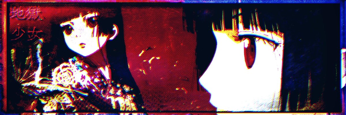 だんくん ヘッダーリクエスト受付中 V Twitter 地獄少女 Twitter用ヘッダー 閻魔あいverを作成しました Ff内外問わずご自由にお使いください ご利用にあたり良ければフォロー いいねとrtして頂けると幸いです 固ツイに過去作あります 地獄少女 閻魔あい