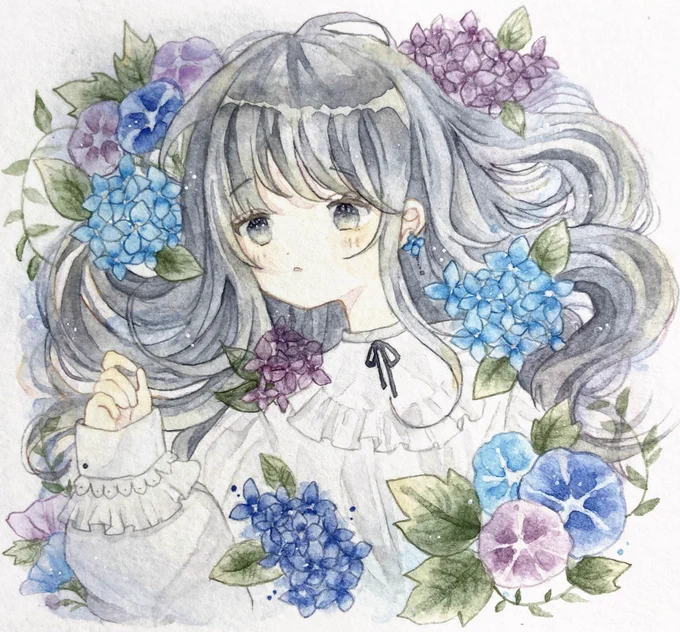 梅雨に溺れる 