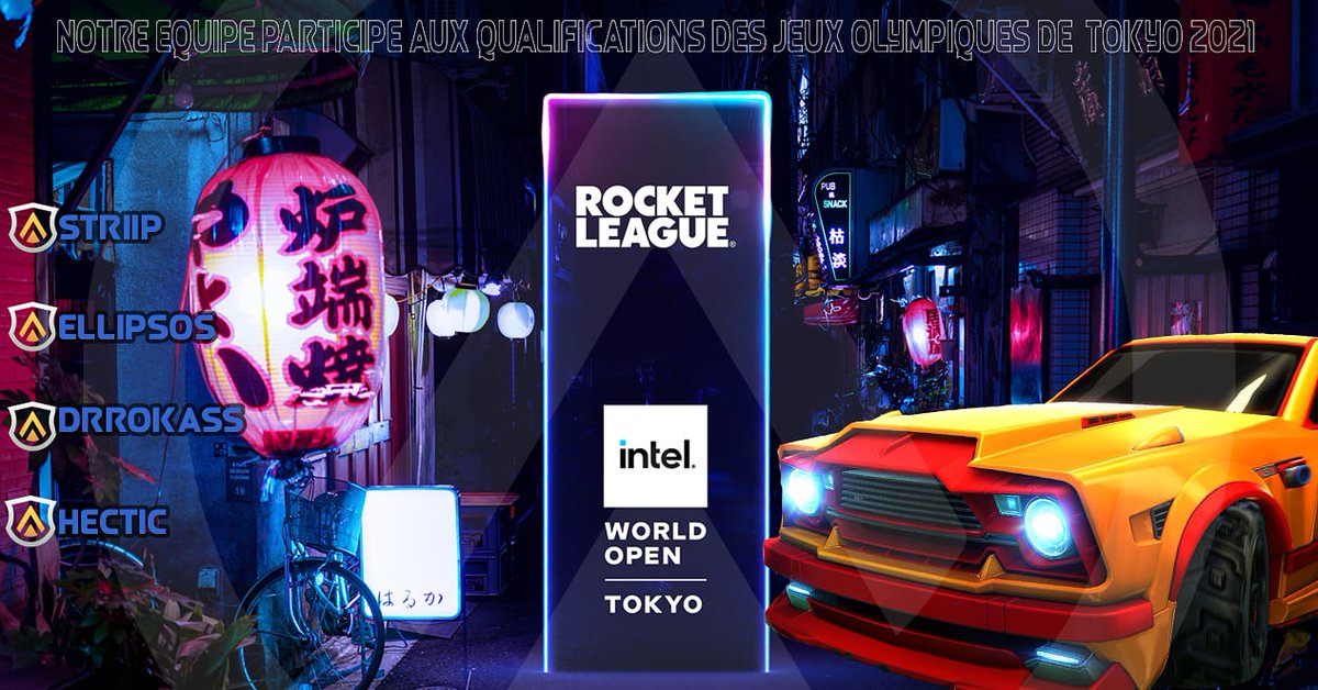 ATH_Community's tweet photo. Bonjour,
Nous sommes fière de vous annoncer la participation de notre #lineofrocket aux Qualifications #Jo2021 #Tokyo #RocketLeague! 🎉

Les qualifications auront lieu se jeudi 3 juin 2021 à 18h00
Un lien du classement vous sera partagé le jour j 👌

Allez-vous nous suivre?❤️
#RT https://t.co/so6SUOqS2r