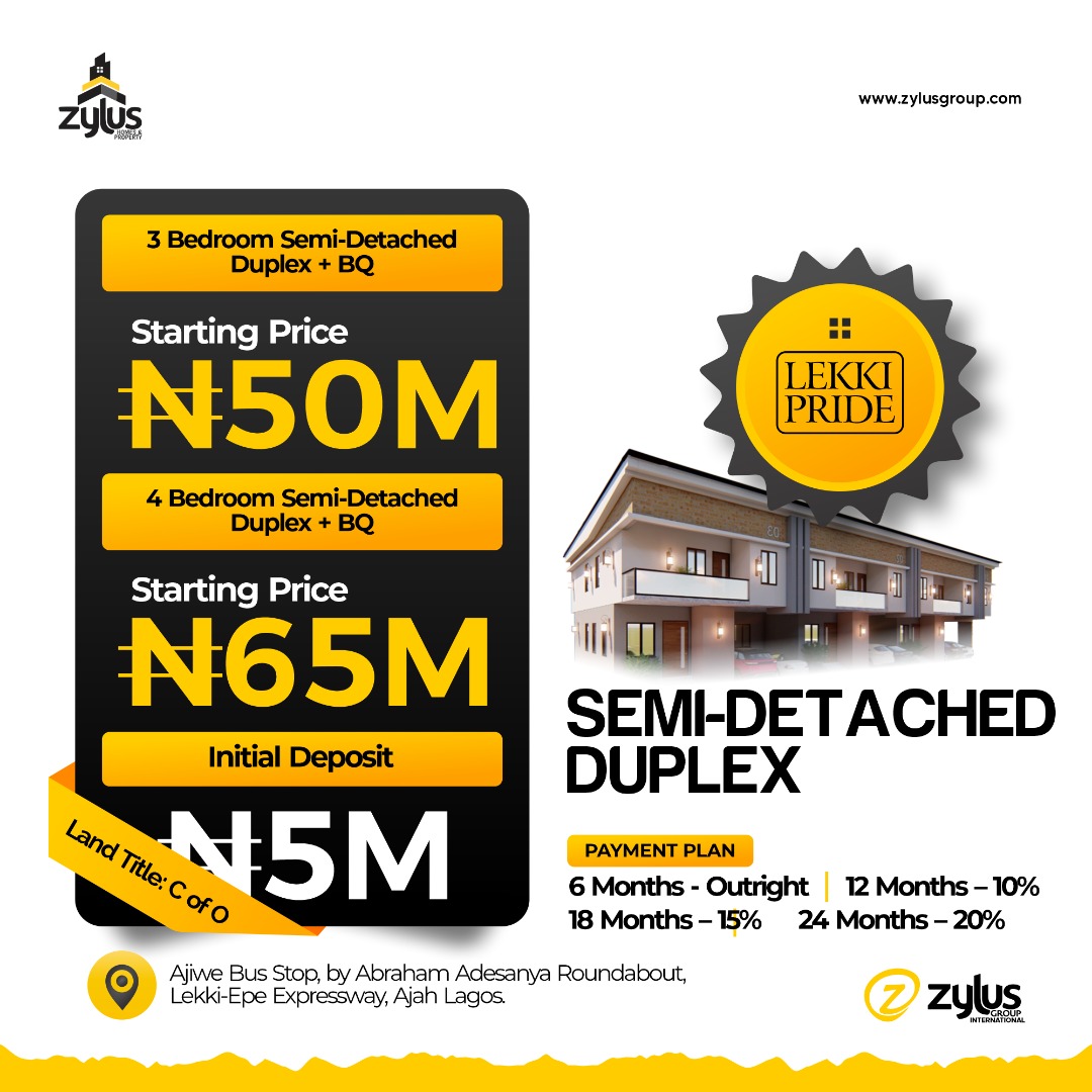 errandrealtor's tweet image. " Owing a home is a keystone of wealth...both financial affluence and emotional security."
DM: 07052320056