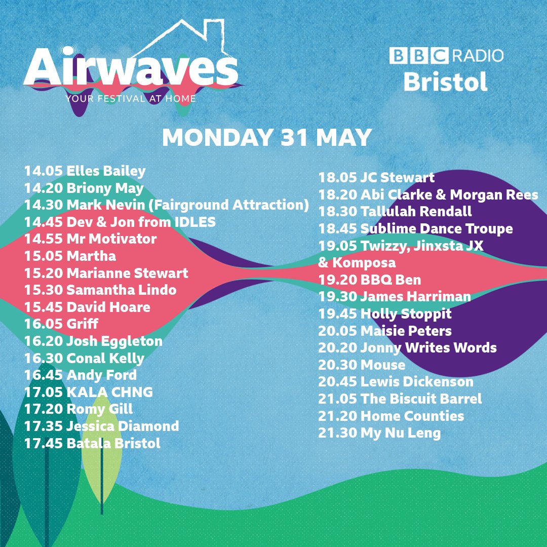 ShanaRosey's tweet photo. Festival vibes on your bank holiday Monday. I'll be on #bbcairwaves @bbcrb 2-6pm 👇👇 today's line up https://t.co/fpENg8wKzi