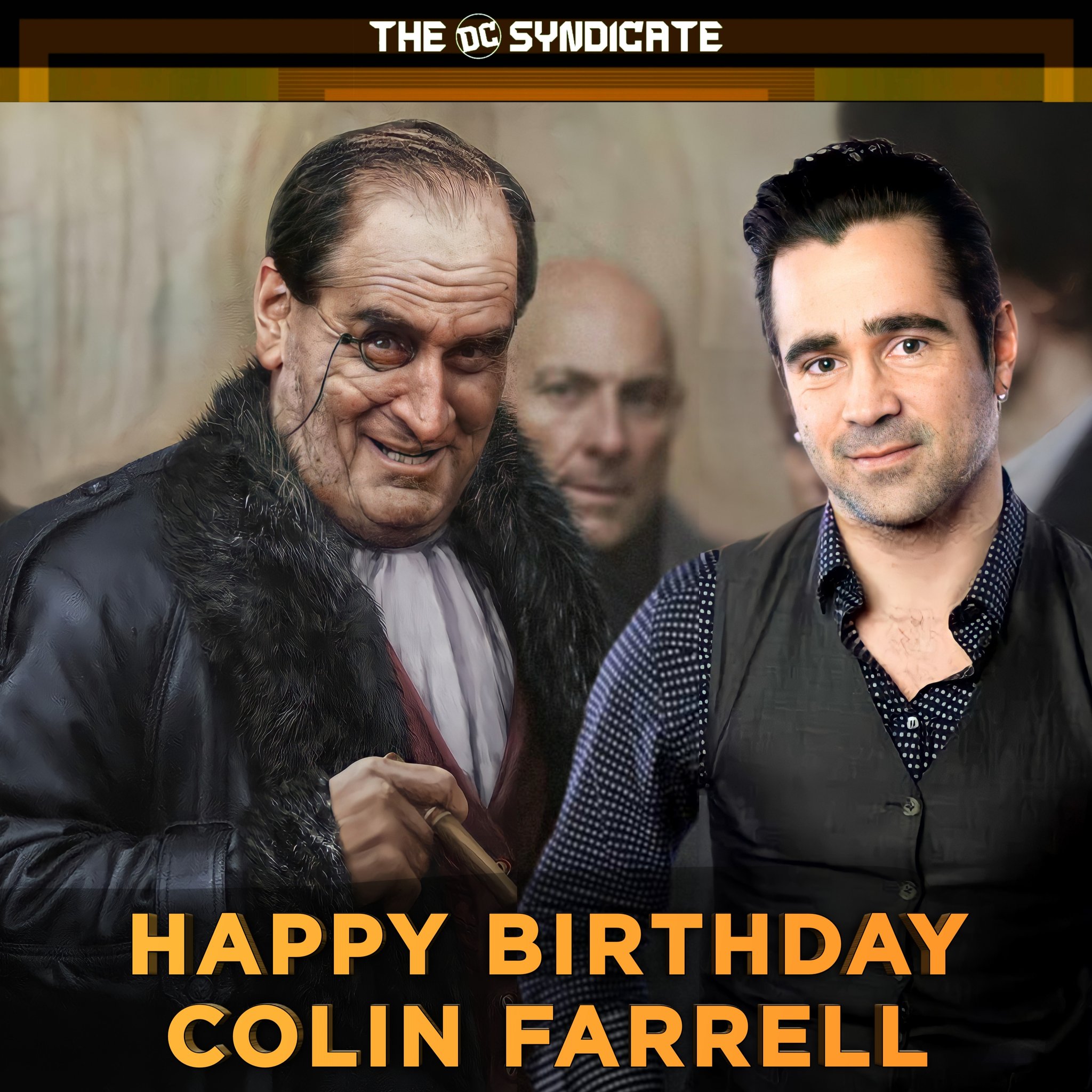 Happy Birthday COLIN FARRELL He portrays the role of PENGUIN in his upcoming Movie 
