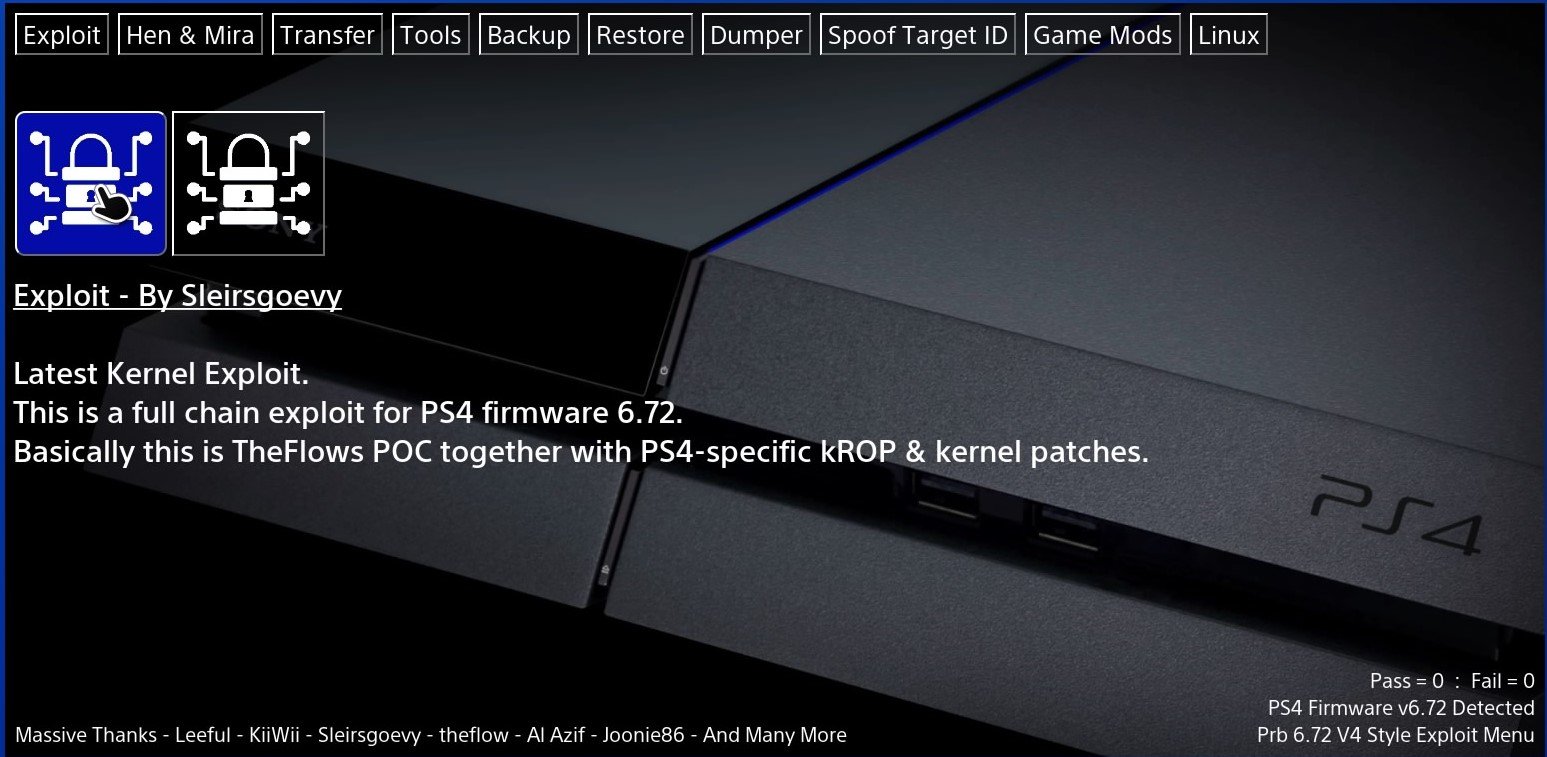 Release] PS-Phive! (ForPS4 6.72) Exploit Host Menu