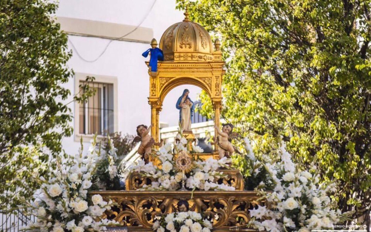 Con esta foto de nuestra #BuenaMadre queremos despedir el mes de mayo, #mesdemaría #ampamaristashuelva