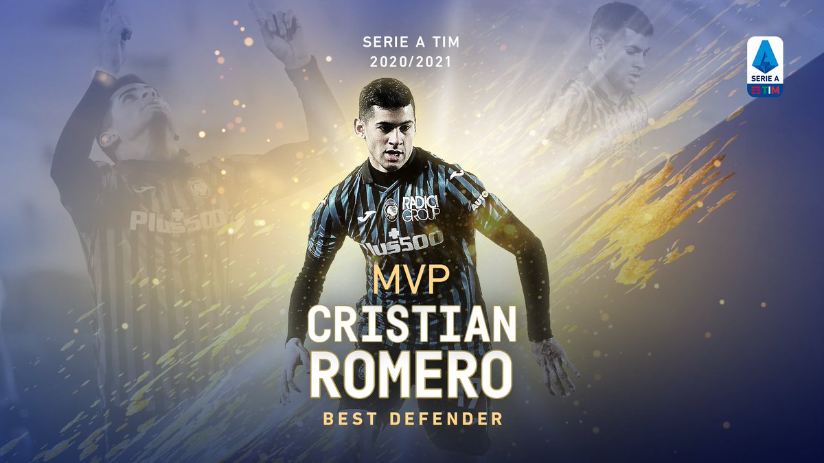 🌟MVP 2020/2021🌟
Best defender: Cristian Romero ! 🔝

Unbeatable in one-to-one confrontation, quick on recoveries and smart at anticipating the opponent's plays: an outstanding season!
bit.ly/MVP_BestDefend…

#SerieATIM #WeAreCalcio