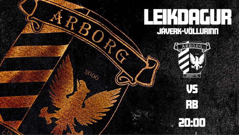 arborgfc's tweet photo. HEIMALEIKUR Í KVÖLD! Frítt á völlinn, slökkt á grillinu! #arborgallt #raphasarmy #hestajoi https://t.co/TZ0pjdcFeL