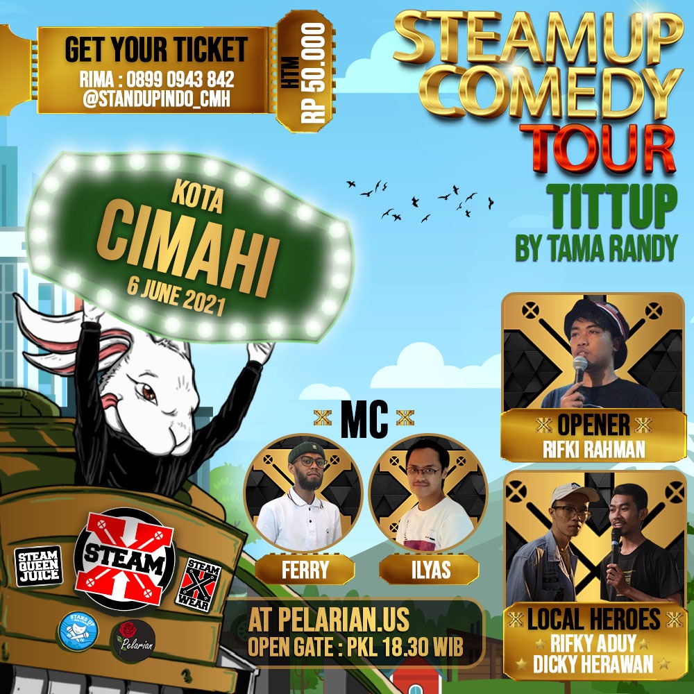 Poster Final temen-temen. Seminggu lagi kita berjumpa (yang membeli tiket). Show dari <a href="/TamaRandy/">NO choice!</a> akan segera dihelat di Kota Cimahi. Belum punya tiket? Udah gajian? Pas dong. Booked tiket 50rb (udah sama snack &amp; softdrink). Yuk kapan lagi ada Tour Stand Up Comedy di Cimahi.