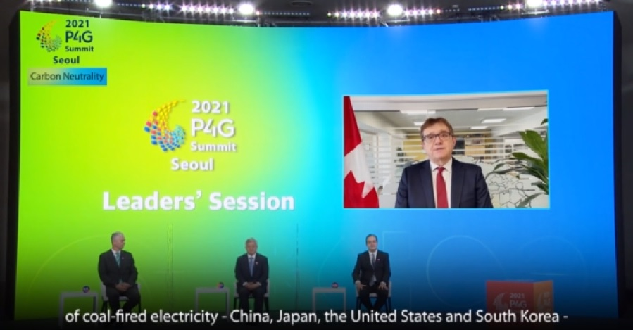 PastCoal's tweet photo. In China, Japan, the US and South Korea, #netzero goals must be accompanied by bold action to phase out #coal power, Canada’s Environment Minister @JonathanWNV said at the #P4GSummit yesterday, highlighting the PPCA's work to help accelerate progress.
https://t.co/qsPUIcWcUB https://t.co/h3D9V9tGe9
