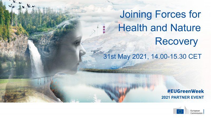 TODAY 1PM UK/IRISH TIME - join us at our #EUGreenWeek event to learn about how #naturebasedsolutions and #nature can support our #physical and #mentalhealth during and after the #covid19 #pandemic? 

#event #recovery

More information and registration >>> lnkd.in/erUp7vw