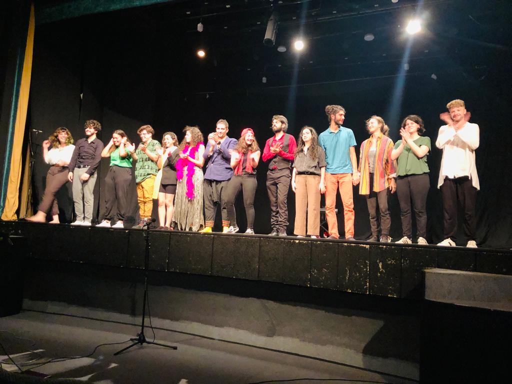 UNFPALebanon's tweet photo. These #Youth wrote their own characters and, with the support of #UNFPALebanon @LOYACLebanon &amp; @seenary0, managed to put their ideas into a play, learned about teamwork, creativity &amp; participatory theatre.  

Book your places https://t.co/ac2IpiHx9y https://t.co/BMlhjVsJN0