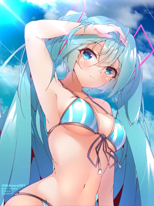 #今月描いた絵を晒そう 水着マシマシで! 