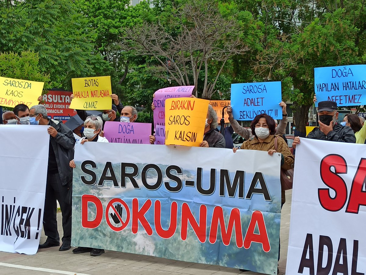 orknzkaya's tweet photo. Bugün Saros Körfezi'ne yapılmak istenen FSRU iskele projesi için Keşan'da basın açıklaması gerceklestirdik. "SAROS'A ADALET İSTİYORUZ!"
#SarosumaDokunma
#savesaros
#Sarostaçediptaledilsin https://t.co/MboQHBa0aq