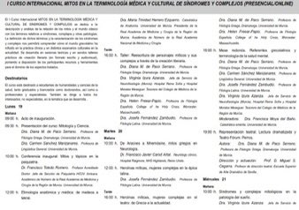 UMUClasicas's tweet photo. ‼️Os recordamos que esta abierta la matrícula para el curso de UNIMAR dirigido por las profesoras Diana de Paco y Carmen Sánchez “Mitos en la terminología médica y cultural de síndromes y complejos”, que tendrá lugar entre el 19 y el 21 de julio. https://t.co/IpD7kDqIfI