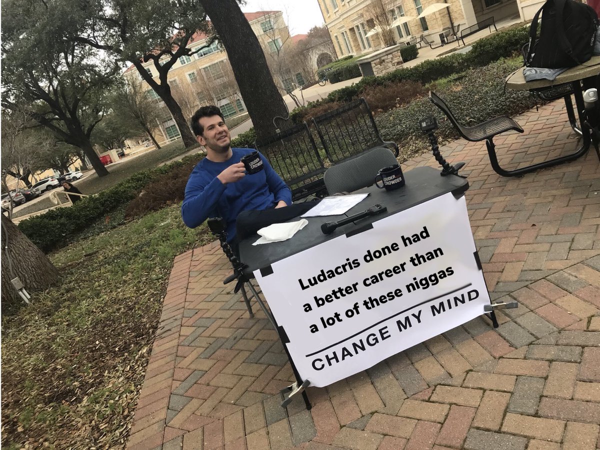 TopherPatt's tweet image. Ludacris got a top 5 rap career out of Atlanta.