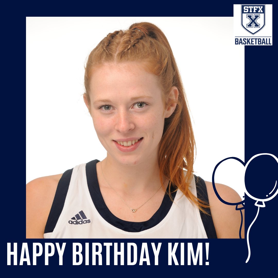 stfx_wbb's tweet photo. Happy birthday Kim!🎉
#ourPACE #BeUncommon #goxgo #stfxwbb #happybirthday! https://t.co/SBhdvZHdkL