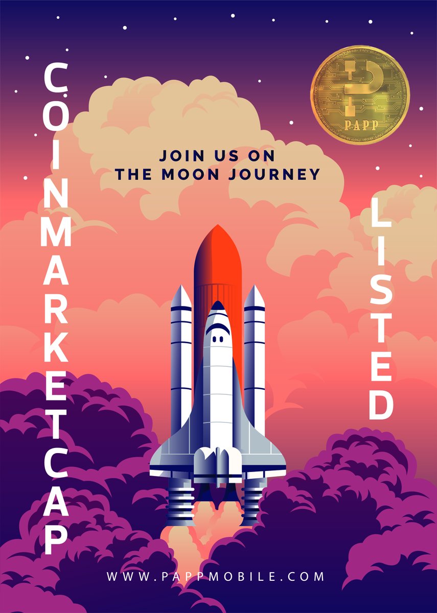 JamexFuego's tweet image. Coinmarketcap Listed! What&apos;s next?

Join us on the moon journey!

@PappMobile @CoinMarketCap @Hotbit_news  #PAPP #pappmobile