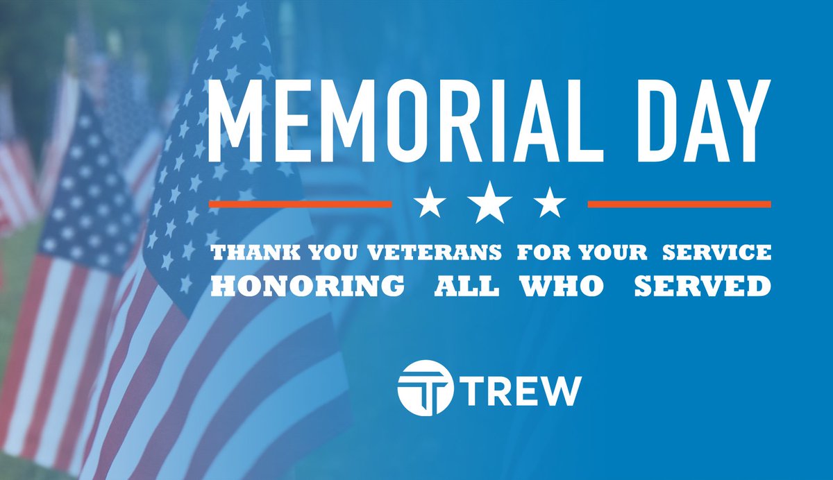 TrewAutomation's tweet photo. A message of gratitude and remembrance honoring our nation’s fallen heroes and their families this Memorial Day - @TrewAutomation https://t.co/PqMOMUprw6