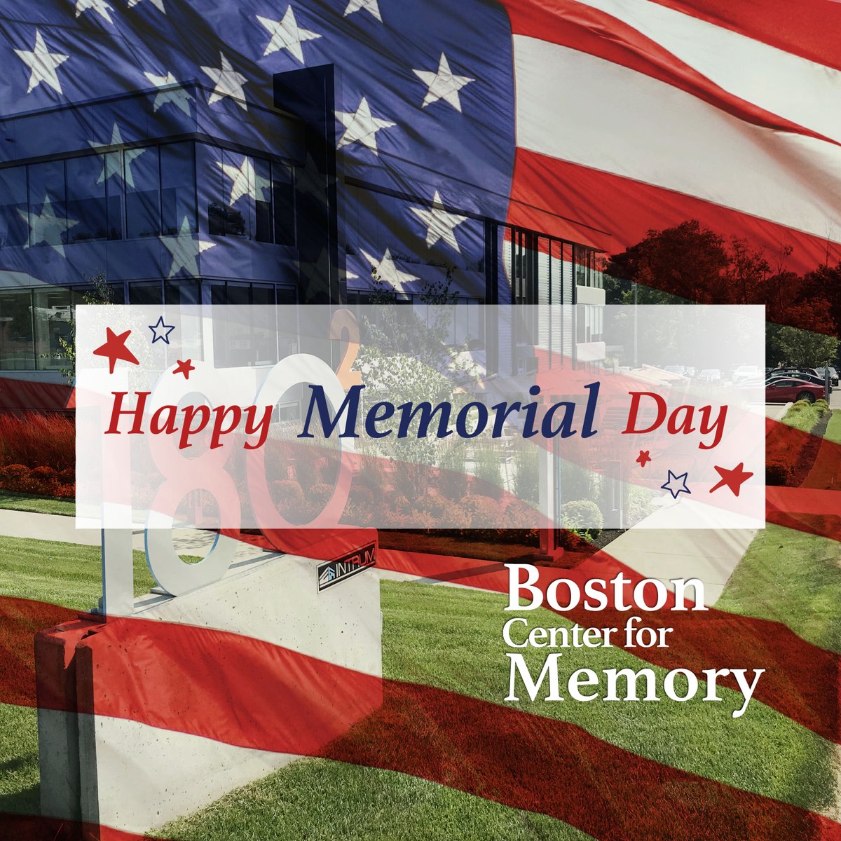 BostonMemory's tweet photo. Happy Memorial Day from everyone at team BCM! The office is closed today-  we'll see you all tomorrow.

#teambcm #memorialday #bostonmemory https://t.co/knczwZULo0