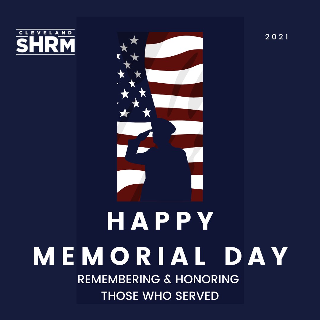 Remembering &amp; honoring those who served our great country.

Happy Memorial Day!