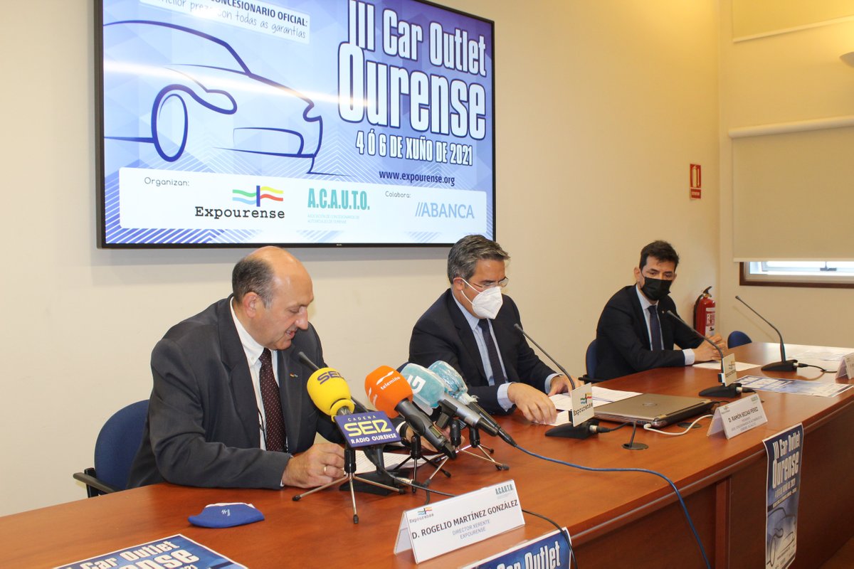 EXPOURENSE's tweet image. O 3º Car Outlet Ourense ofrece os mellores prezos e todas as garantías en máis de 350 coches
Organizado por @EXPOURENSE  e #ACAUTO coa colaboración @SomosABANCA, celébrase do 4 ó 6 de xuño coa participación de todos os concesionarios oficiais de #Ourense
expourense.org/noticia.php?id…