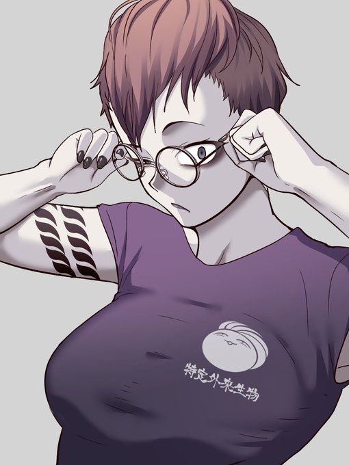 顔色の悪いソフトモヒカン。 