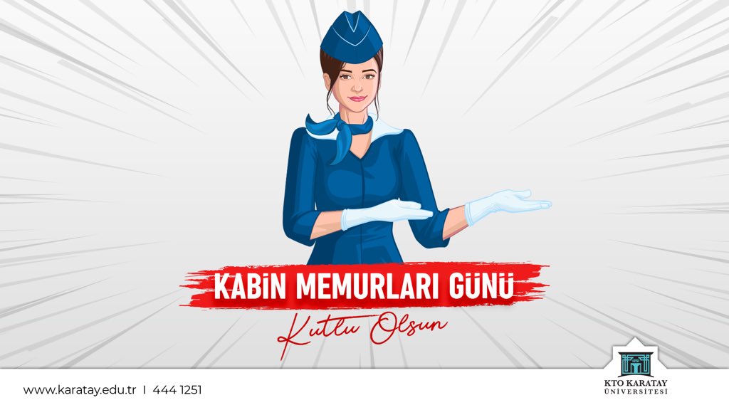Güvenli ve rahat bir yolculuk için bizlere her türlü hizmeti veren değerli kabin memurlarının ve kabin memuru adayı öğrencilerimizin, 31 Mayıs Kabin Memurları Günü kutlu olsun.👨🏻‍✈️👩🏻‍✈️
