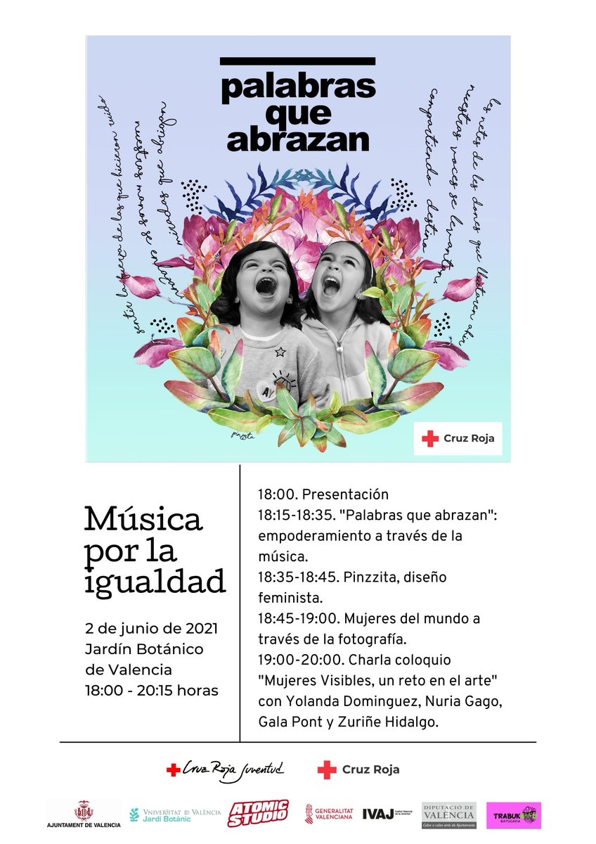 🤩 2 de junio #MúsicaporlaIgualdad promueve la igualdad en distintas disciplinas artísticas
Contamos con <a href="/niussmusic/">N I U S S</a> <a href="/AtomicStudio75/">Atomic Studio</a> y todas estas cantantes maravillosas ❤️
<a href="/pupiles_oficial/">Pupil·les</a>
 <a href="/el_Diluvi/">el Diluvi</a>
 <a href="/tanxugueiras/">T A N X U G U E I R A S</a>
 @LauraEsparzaiC1
 <a href="/ZuriHidalgo/">Zuriñe Hidalgo</a>
@_estherqf
<a href="/AtomicStudio75/">Atomic Studio</a>