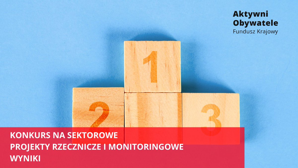 Aktywni_Obyw's tweet photo. 🎉 Znamy wyniki konkursu na sektorowe projekty rzecznicze i monitoringowe! Dotacje na łączną kwotę ponad 800 tys. euro otrzyma sześciu Wnioskodawców. Sprawdźcie listę zwycięzców.
👉 https://t.co/QGjovXYYdI
@EEANorwayGrants @BatoryFundacja #FAOO #FundacjaStocznia https://t.co/TAvnkBtVaB