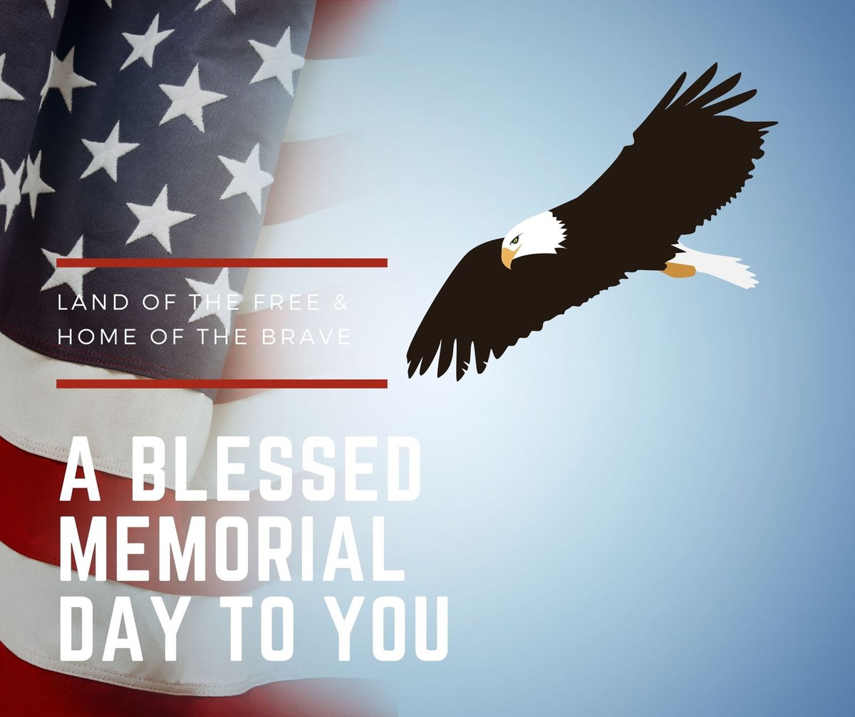 EASAUTO's tweet photo. Land of the Free because of the Brave - We Salute You
#Remembering #GoneButNotForgotten #MemorialDay #USA #Freedom https://t.co/ZqYSPxP5iU
