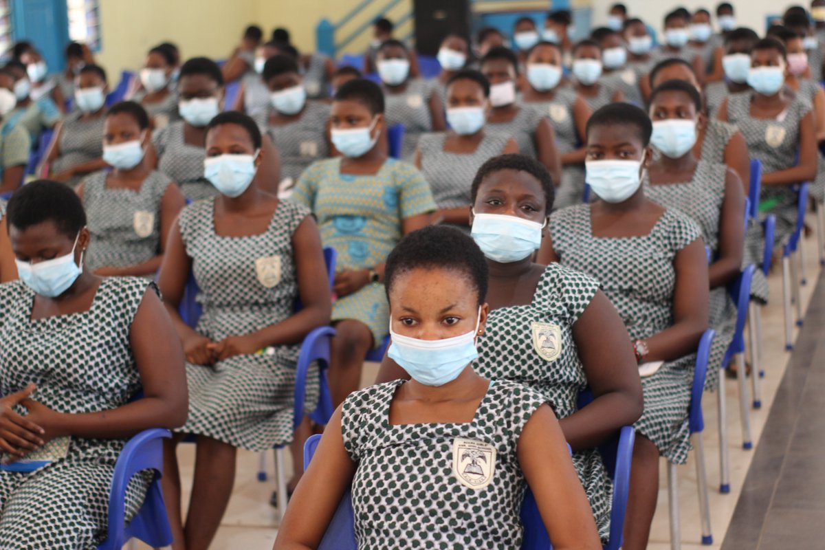 PreproJesus's tweet photo. The quest to advocate for Menstrual Hygiene and women's health has begun. On Friday, 28.05, PrePro Jesus Saves Foundation held her maiden advocacy and commemoration of the world menstrual hygiene management at Accra Girls' Senior High School. https://t.co/SIM0FQPyph