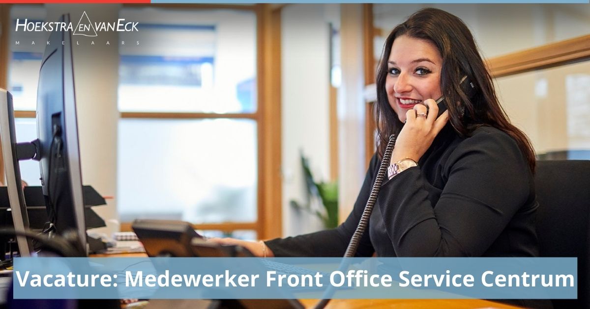 Word onze collega op de #frontoffice! 

Hier ben je het telefonische visitekaartje van de afdeling hypotheken. Ben jij vriendelijk, heb je geduld, denk je altijd een stap vooruit en houd je hierin ook goed het overzicht?

#Solliciteer op de vacature!
bit.ly/2R7ZQvb