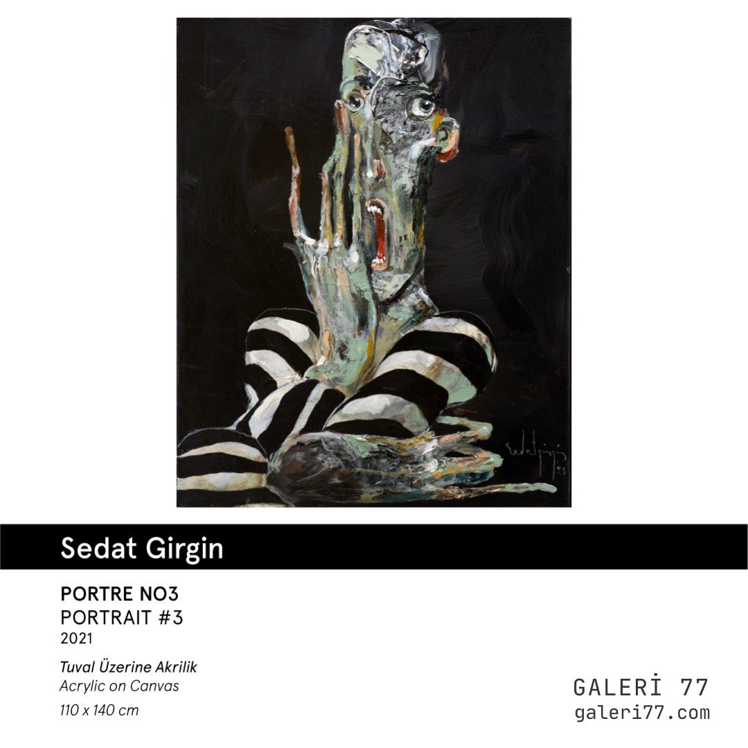 Contemporaryist's tweet photo. 15th edition of Contemporary Istanbul welcomes GALERİ 77
Sedat Girgin “Portrait #3”
https://t.co/hS9BnileKb
#contemporaryistanbul #ci15th #ci2021 #galeri77 #SedatGirgin https://t.co/YvVqSUHYIy