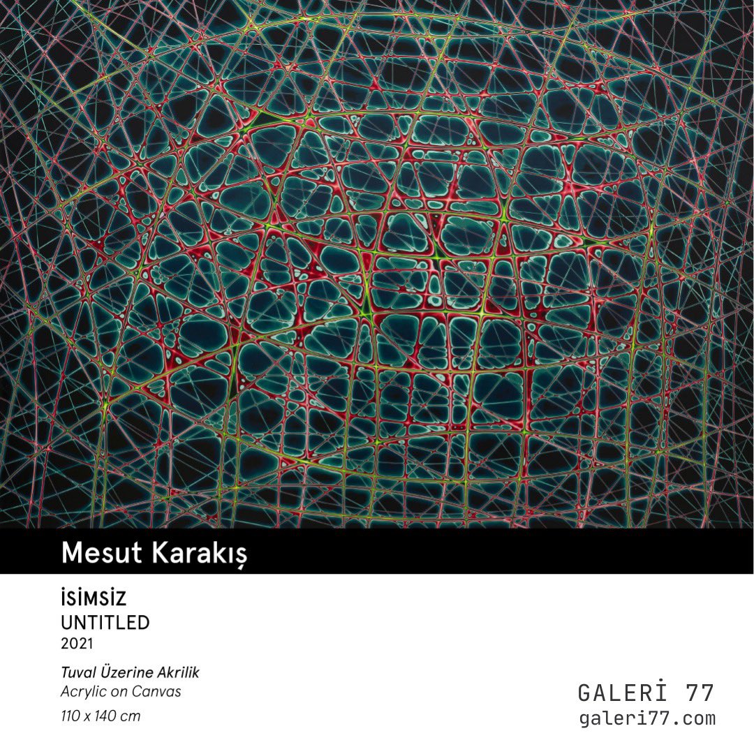 Contemporaryist's tweet photo. 15th edition of Contemporary Istanbul welcomes GALERİ 77
Mesut Karakış “Untitled”
https://t.co/hS9BnileKb
#contemporaryistanbul #ci15th #ci2021 #galeri77 #MesutKarakış https://t.co/IHqTWqUIda