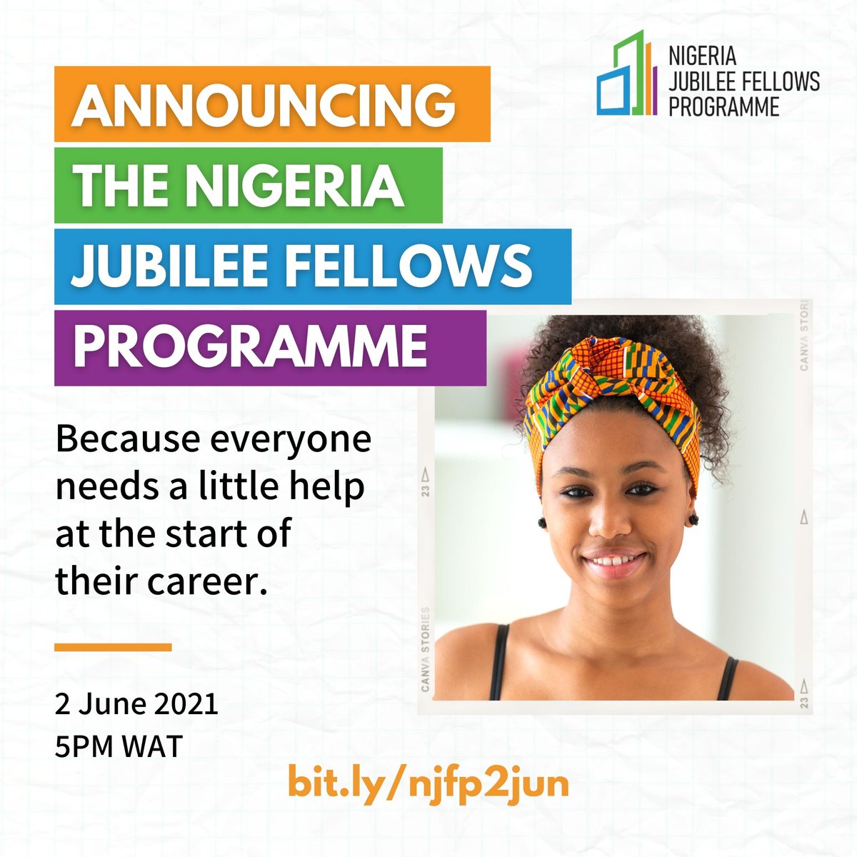 UNDP Nigeria (@undpnigeria) on Twitter photo 📢Big announcement!
The new <a href="/UNDP/">UN Development</a> & <a href="/NigeriaGov/">Government of Nigeria</a> Nigeria Jubilee Fellows Programme will match 20k 🇳🇬 graduates with job opportunities in both public & private sectors. More details in 2 June announcement.
☝🏾 Register: bit.ly/njfp2jun
✌🏾 FOLLOW <a href="/NigeriaJFP/">Nigeria Jubilee Fellows Programme</a> for updates 📢Big announcement!
The new <a href="/UNDP/">UN Development</a> & <a href="/NigeriaGov/">Government of Nigeria</a> Nigeria Jubilee Fellows Programme will match 20k 🇳🇬 graduates with job opportunities in both public & private sectors. More details in 2 June announcement.
☝🏾 Register: bit.ly/njfp2jun
✌🏾 FOLLOW <a href="/NigeriaJFP/">Nigeria Jubilee Fellows Programme</a> for updates