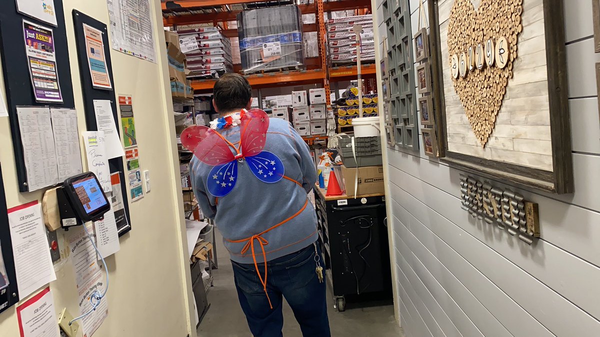 Dom is ready for the customers! #thefine29