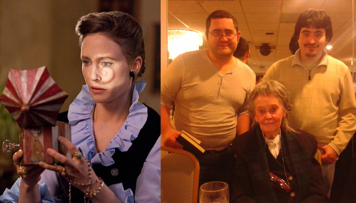 HalloweenYrRnd's tweet photo. Kicking off #ConjuringWeek is a video about the time I met Lorraine Warren (and the real Annabelle doll) in 2013. It was a really fun experience, and there are tons of pics and videos of the cursed items in her basement!
#TheConjuring3 @TheConjuring
https://t.co/qRRwqWjo13 https://t.co/1jsxMdUqdz