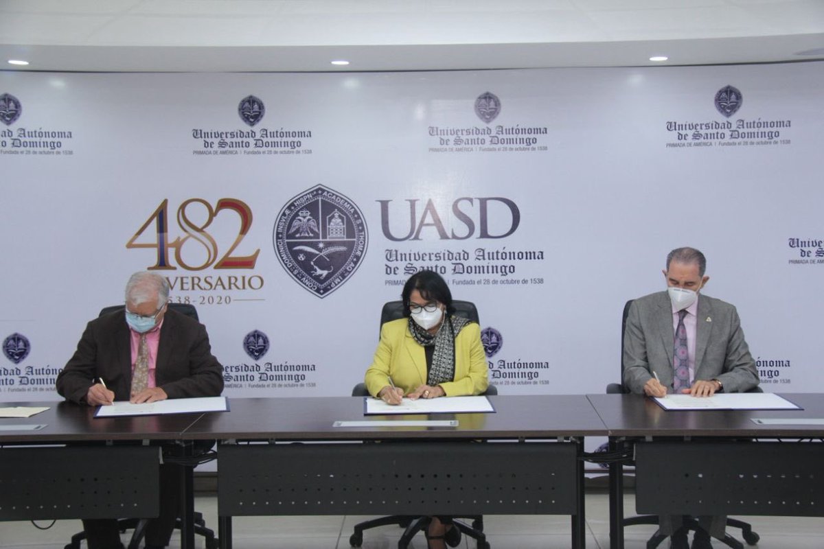 UASD, Ministerio de Educación Superior Ciencia y Tecnología #MESCYT, y el Instituto Nacional de Ciencias Aplicadas de Rowen, Francia (INSA) firmaron una carta de intención, con el objetivo de ampliar colaboración académica en programas de maestrías y doctorados.