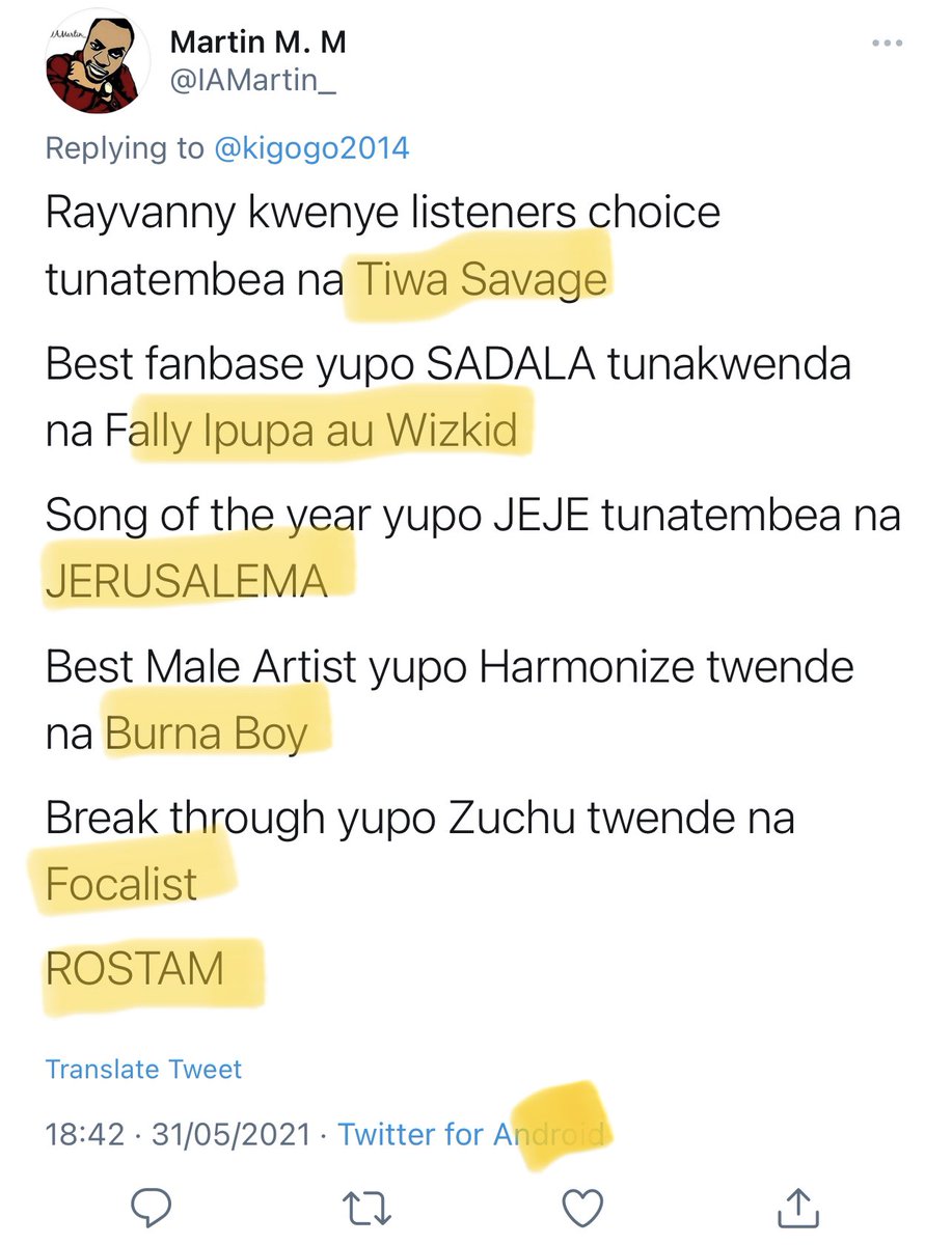 Kumbe kuna hii huku wamejificha hawasema! Haya muongozo huu hapa twende kazi!..Hapo kwa Jelusalema hapo ndiyo penyewe saba hapo na mwisho pale kwa ROSTAM 😁🤣