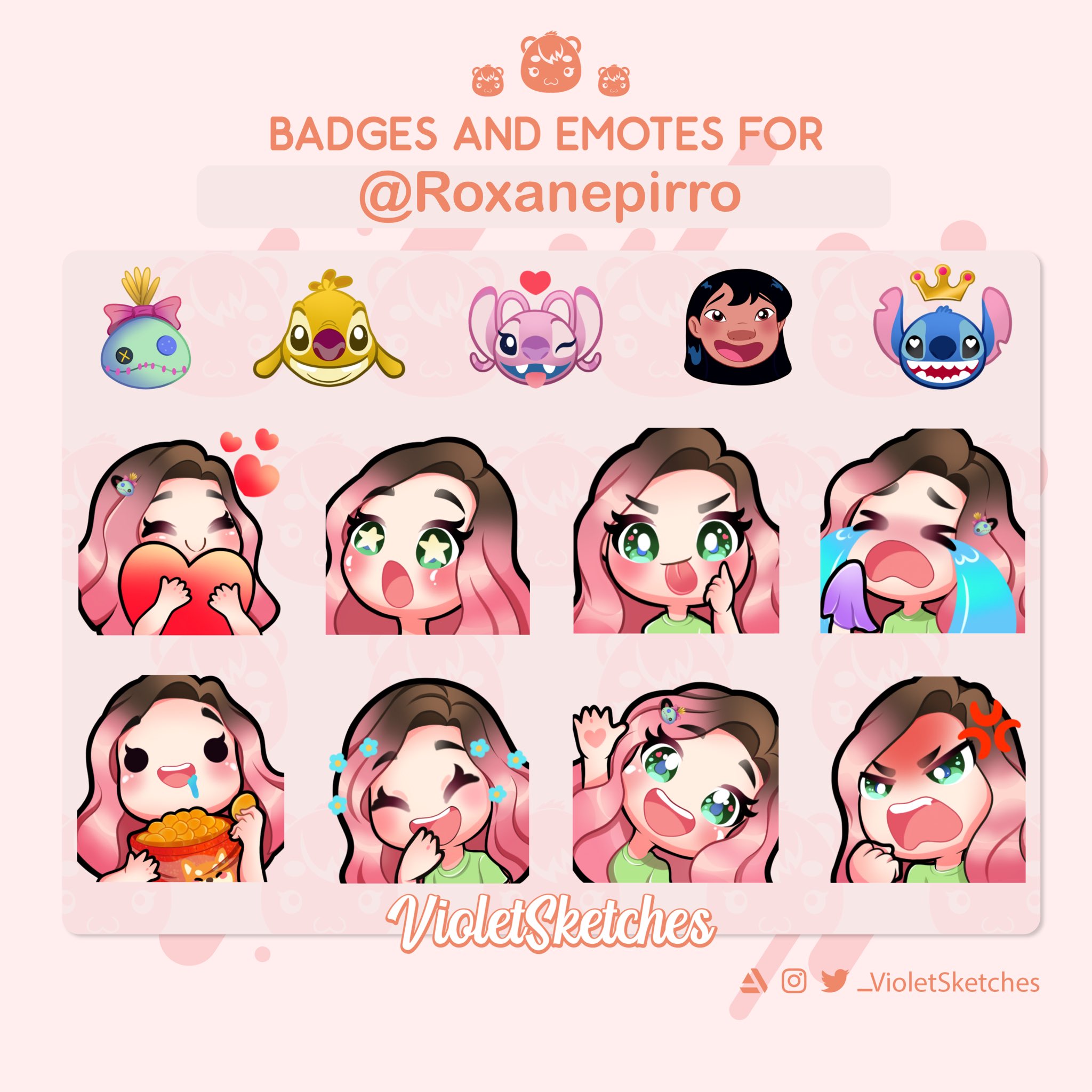 Twitch Emotes & Badges on Behance