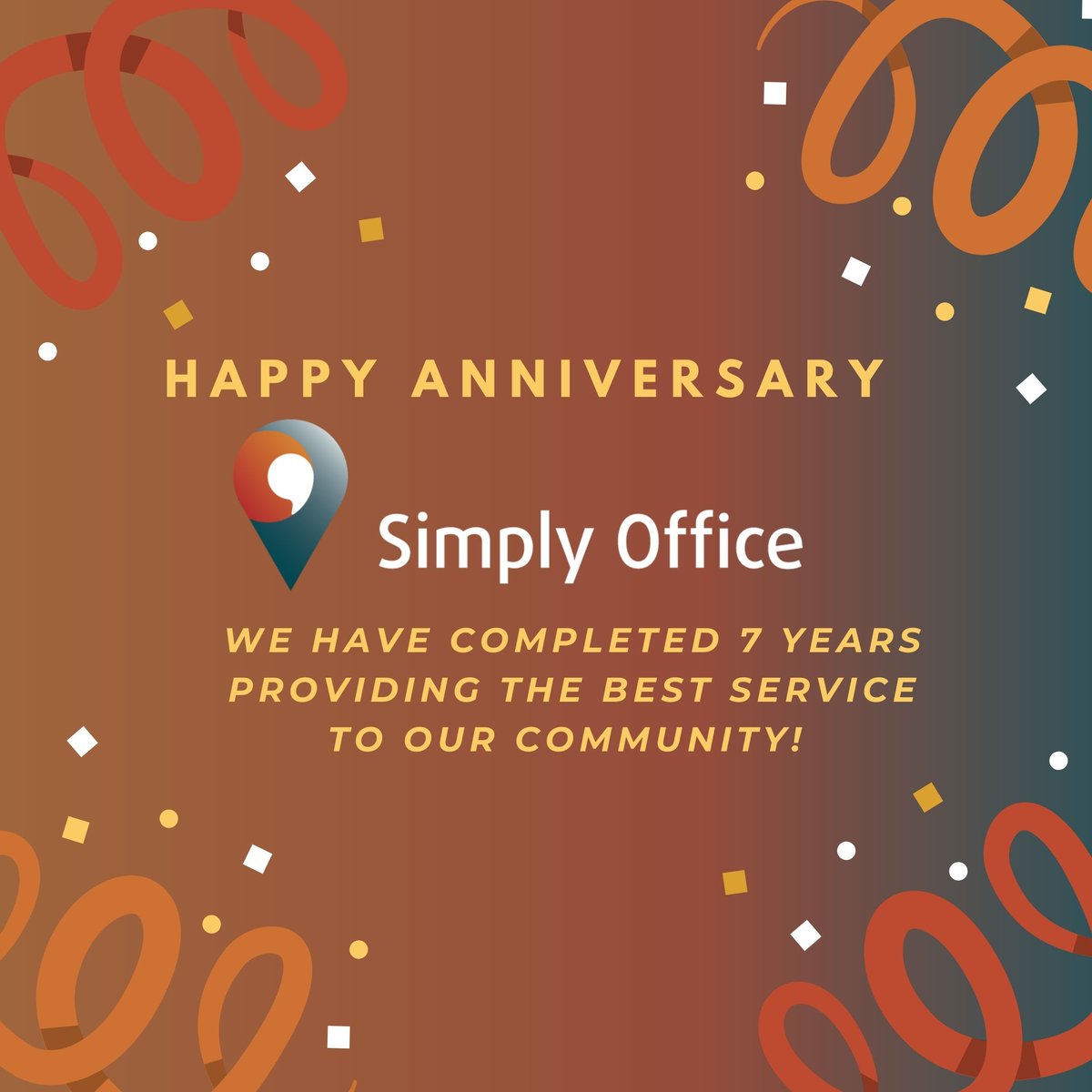 SimplyOfficeVan's tweet photo. It's our anniversary! 🎈🎉 #workclosethinkfar #7years #happyanniversary #boardrooms #worksolutions #letsgettowork #makeprogress #simplyofficevan #entrepreneur #privateoffices #isolatedoffice #workspace #sharedofficespace #mailboxes #flexibleworkingsolutions⠀ https://t.co/a0s9aVEfEk