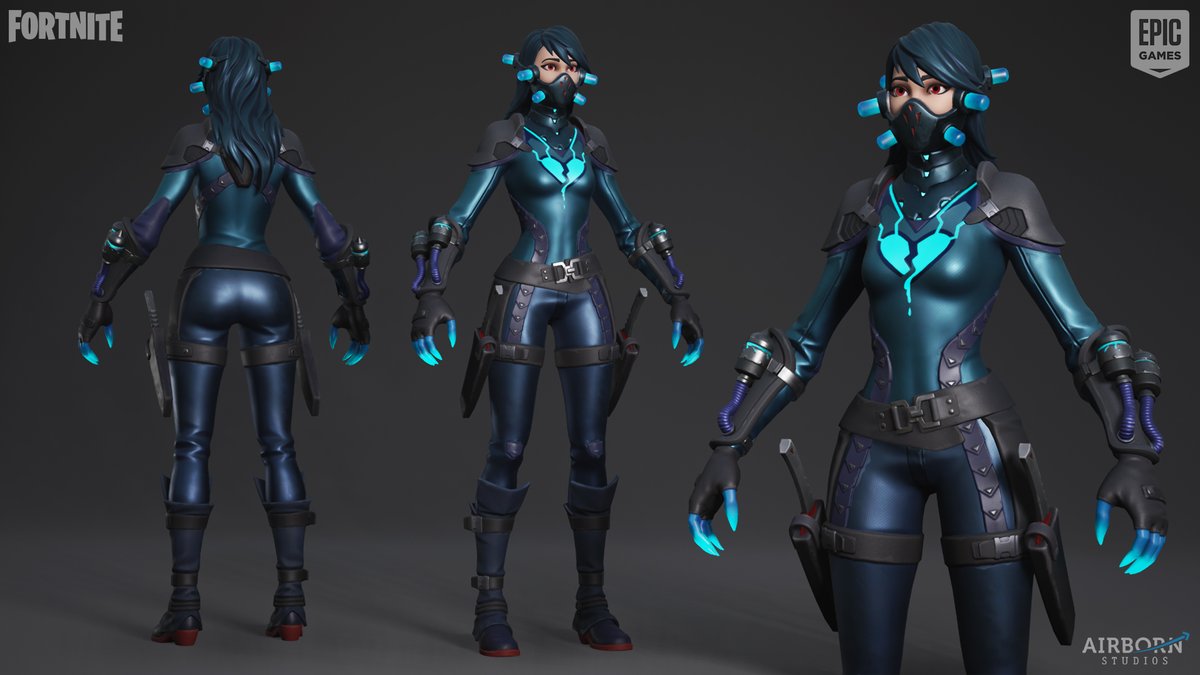 Hey people, kinda had forgotten i had a twitter account :P
Welp, let me catch you up on what i've been working on lately. Here is Slurpentine, a skin for Fortnite that i've worked on a while ago. More images on artstation.com/artwork/PovO3n
#FortniteArt #characterart #gameart #3dart