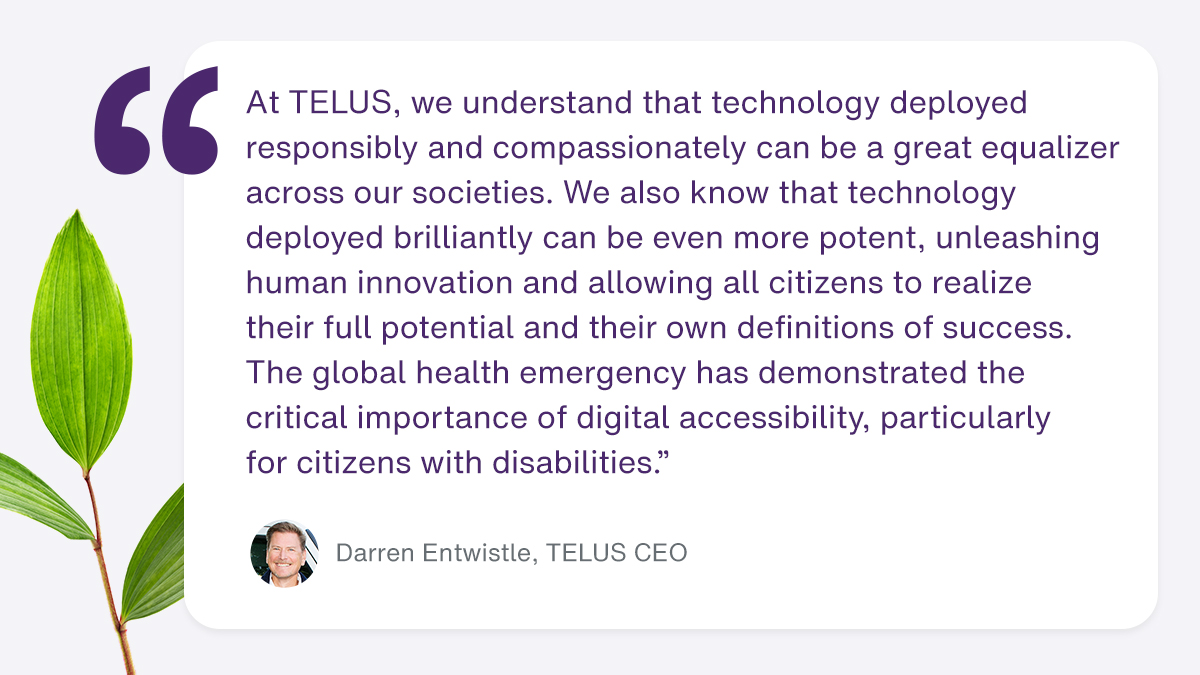 TELUS's tweet photo. From our CEO, Darren Entwistle: https://t.co/1pkoA7tblu
