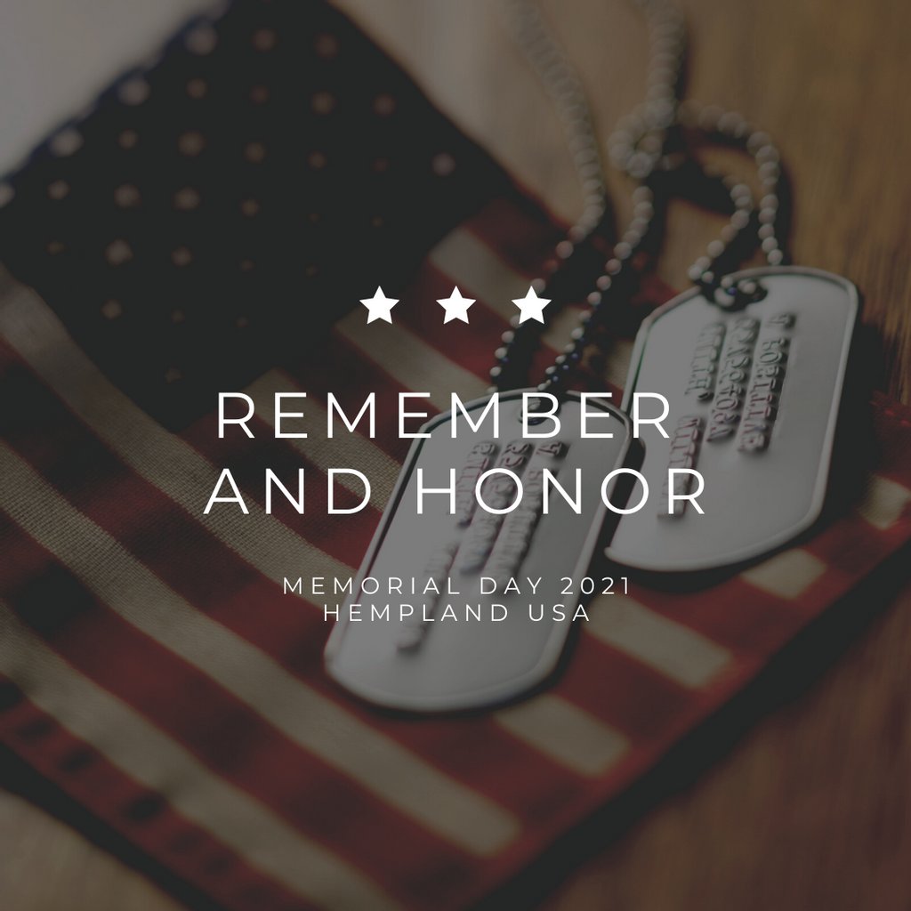 HempLandUSA's tweet photo. In memory of many, in honor of all. We salute the brave and remember all those who have served. 🇺🇸 https://t.co/IMJxuJKu4e