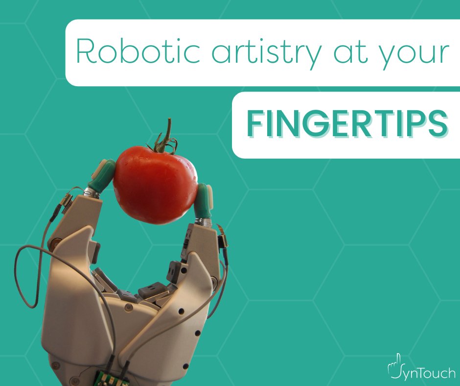SynTouch's tactile sensors enables robotic hands to handle delicate objects efficiently without breakage 🦾
The technology absorbs the energy of collisions, providing valuable time for evasive changes to spare the robot (&amp; the world!) from serious damage.

syntouchinc.com/robotics/