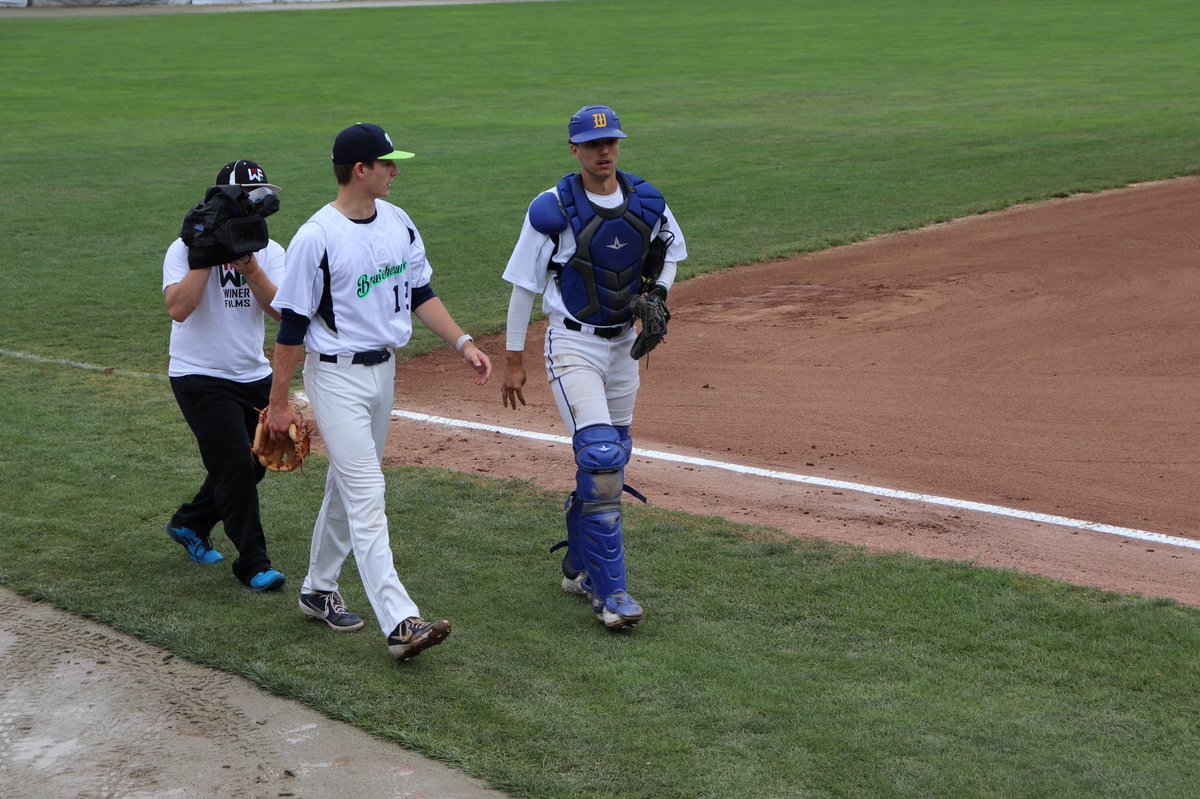 FuturesLeague's tweet photo. ๐@CarsonHauben19 & @michaelchavesjr๐ ready to go for one of our two #MemorialDay Matinees today as the Bravehearts host the Silver Knights
#FCBLOpeningWeek https://t.co/0KXOqyc43C