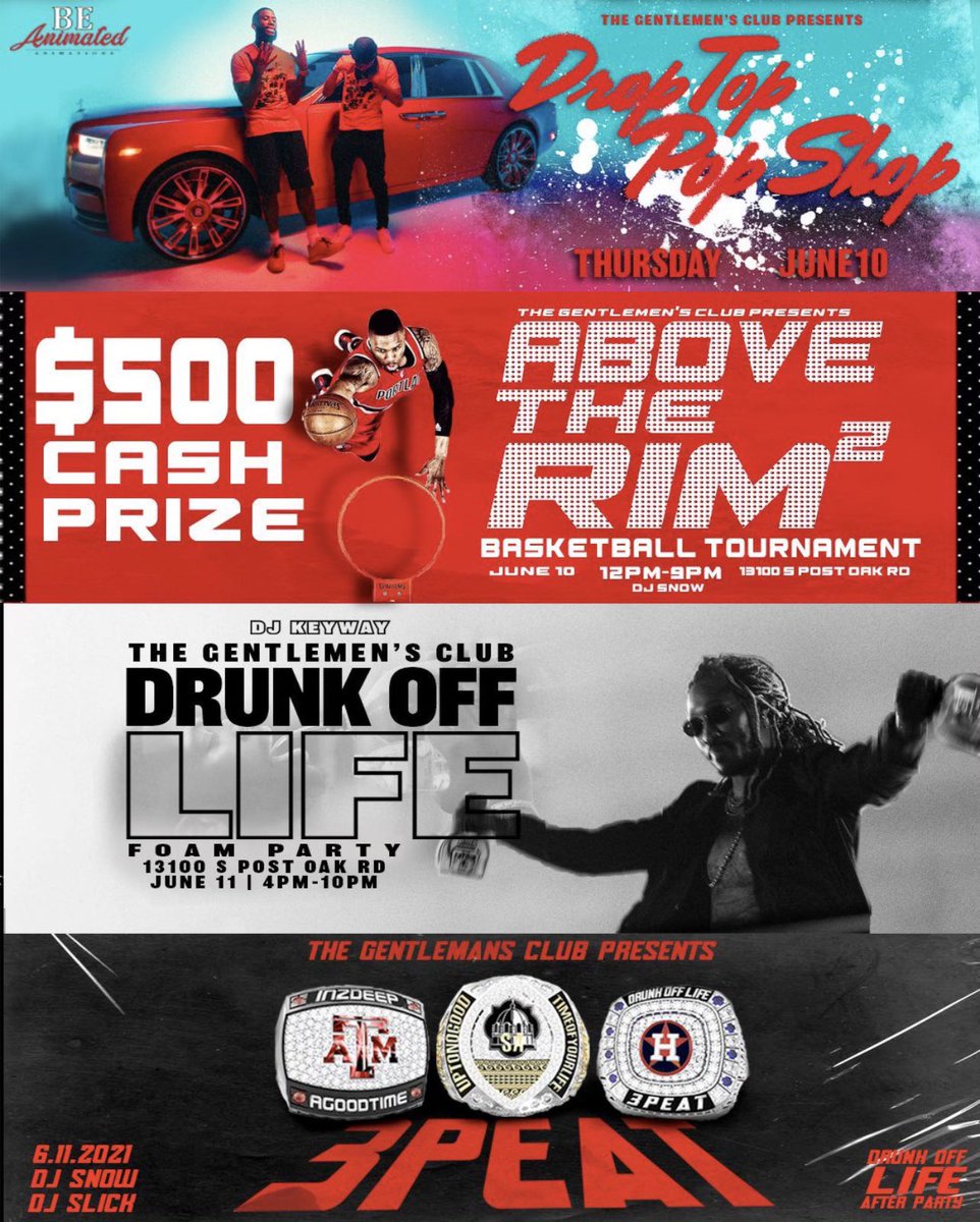 GentlemenClubHQ's tweet photo. Today is officially the last day to cop your pre-sales for #3PEAT 💍
Don’t be the one to miss out ‼️
6.10.21 & 6.11.21
Link is in our bio and down below ‼️ https://t.co/MIgYIQtZhD