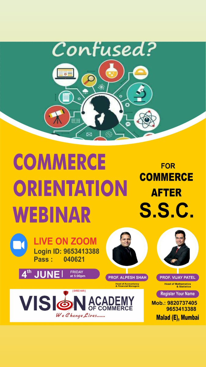 VisionCommerce's tweet photo. #CAREERGUIDANCE
#COMMERCE 
#VAOC https://t.co/GJOzRc2H4y