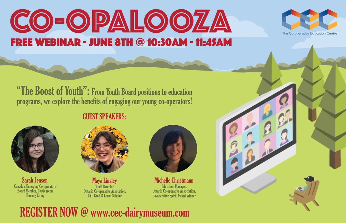 Just over a week until our FREE WEBINAR SERIES begins! Here's some information about our 1st session &amp; great guest speakers! REGISTER NOW @ cec-dairymuseum.com <a href="/gayleamembers/">Gay Lea Membership</a> @ONcooperatives <a href="/CCUA_ACCF/">CCUA - ACCF</a> @OCUCF <a href="/CoopCMC/">CMC</a>